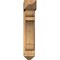 Ekena Millwork Olympic Arts and Crafts Smooth Bracket w/ Offset Brace, Western Red Cedar, 7 1/2"W x 26"D x 38"H BKT0806X26X38OLY03SWR - alternate 4